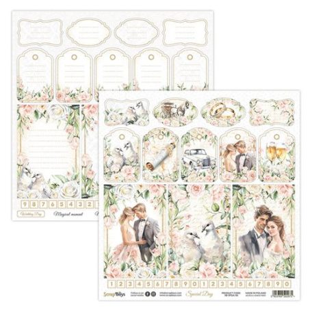 ScrapBoys Scrapbook papírkészlet 6" (15 cm) - Special Day - Paper Pad (24 lap)