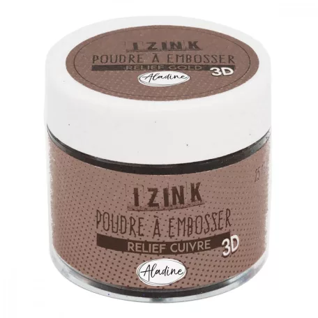 Aladine Domborítópor 25 ml - Copper - Izink Embossing Powder (1 db)