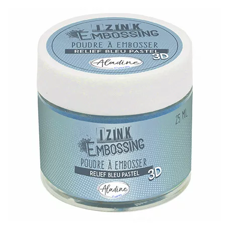Aladine Domborítópor 25 ml - Pastel Blue - Izink Embossing Powder (1 db)