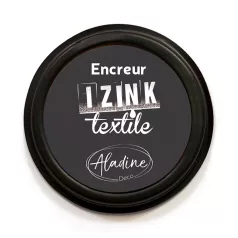   Aladine Textil Tintapárna - Fekete / Khol Black - Izink Textile (1 db)