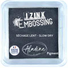   Aladine Tintapárna L - Fekete / Black - Izink Embossing (1 db)