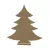 Gomille MDF dekoráció 6 mm - Karácsonyfa + alap - 24x27cm Christmas Tree + Base  - Wood decoration (1 db)