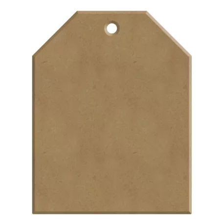 Gomille MDF dekoráció 6 mm - Névtábla - Name Tag 6x8cm - Wood decoration (1 db)