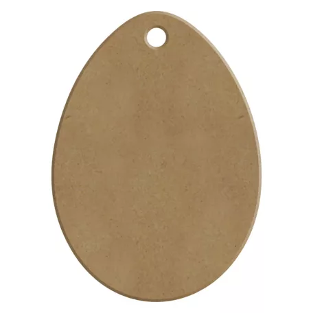 Gomille MDF dekoráció 6 mm - Tojás - Egg 4,3x6cm - Wood decoration (1 db)
