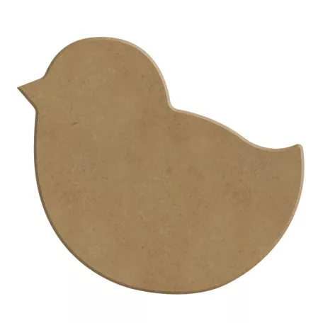Gomille MDF dekoráció 6 mm - Csibe - Chick 6x5,4cm  - Wood decoration (1 db)