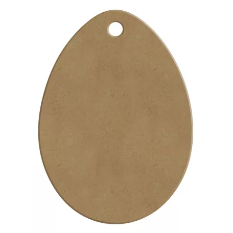 Gomille MDF dekoráció 6 mm - Tojás - Egg 5,8x8cm  - Wood decoration (1 db)