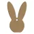 Gomille MDF dekoráció 6 mm - Fej - Head Rabbit 5,5x8,6cm  - Wood decoration (1 db)