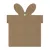 Gomille MDF dekoráció 6 mm - Ajándékcsomag - 11x13cm Gift Parcel (with hole) - Wood decoration (1 db)