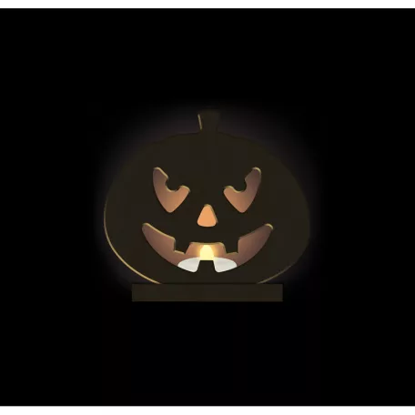 Gomille MDF dekoráció 6 mm - Gyertyatartó Tök - 12cm Candle Holder Pumpkin  - Wood decoration (1 db)