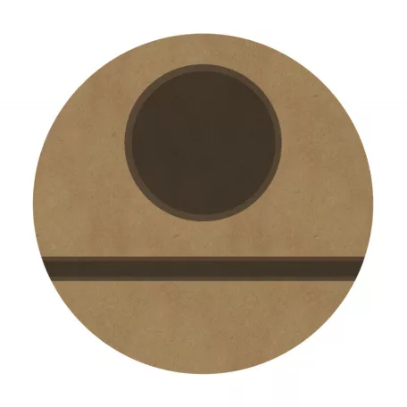 Gomille MDF dekoráció 6 mm - Gyertyatartó Tök - 12cm Candle Holder Pumpkin  - Wood decoration (1 db)