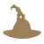 Gomille MDF dekoráció 6 mm - Boszorkány kalap - 8x7cm Witch Hat - Wood decoration (1 db)