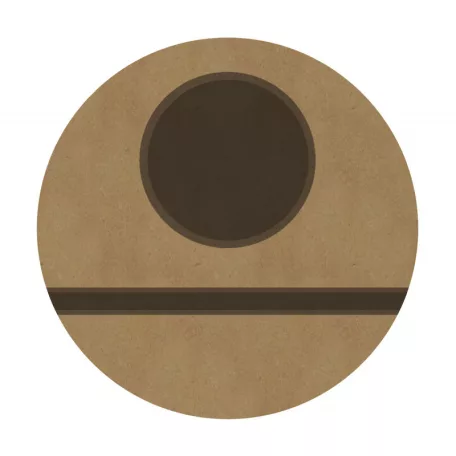 Gomille MDF dekoráció 6 mm - Gyertyatartó mézeskalács ház - 12cm Candle Holder Gingerbread House - Wood decoration (1 db)