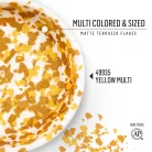 FolkArt Pehely - Yellow Multi - Terrazzo Flakes (1 db)