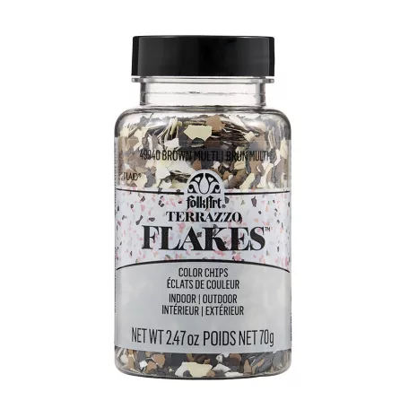 FolkArt Pehely - Brown Multi - Terrazzo Flakes (1 db)
