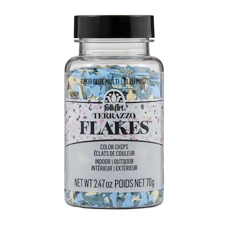 FolkArt Pehely - Blue Multi - Terrazzo Flakes (1 db)