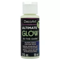   Sötétben világító festék 59 ml,  Ultimate Glow/ DecoArt Americana® GLOW (1 db)