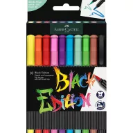   Faber-Castell Színes ecsetfilc készlet - Black Edition - Brush pen (10 db)