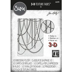   SIZZIX 3D Domborító mappa 666298 -  Sparkle - Tim Holtz - 3-D Textured Impressions Embossing Folder (1 csomag)