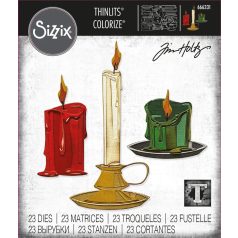   SIZZIX vágósablon 666331 - Candleshop - Tim Holtz - Thinlits Die Set  (1 csomag)