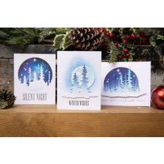   SIZZIX vágósablon 666334 - Forest Shadows - Tim Holtz - Thinlits Die Set  (1 csomag)