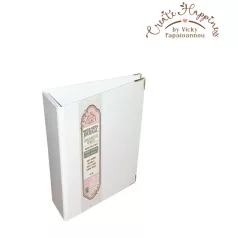   Rendszerező album A6 - Organizer White - Create Happiness - Mixed Media Journal (1 db)