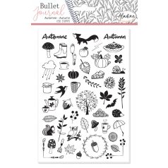   Aladine Gumibélyegző - Fall - Bullet Journal Foam Stamps (1 csomag)