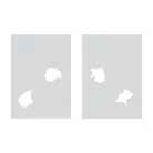 Tim Holtz Díszítőelem - Shattered Windows - Idea-ology Tim Holtz Halloween (1 csomag)