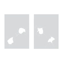   Tim Holtz Díszítőelem - Shattered Windows - Idea-ology Tim Holtz Halloween (1 csomag)