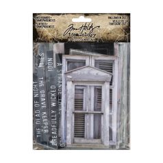   Tim Holtz Díszítőelem - Baseboards + Transparencies - Idea-ology Tim Holtz Halloween (1 csomag)