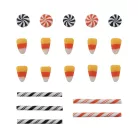 Tim Holtz Díszítőelem - Confections - Idea-ology Tim Holtz Halloween (1 csomag)