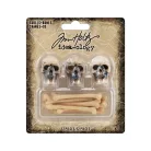 Tim Holtz Díszítőelem - Skulls + Bones - Idea-ology Tim Holtz Halloween (1 csomag)