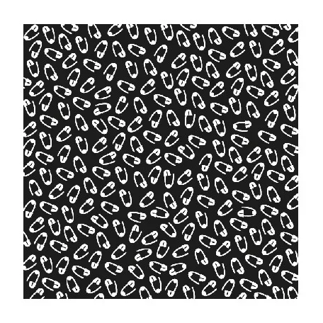 Nellie's Choice Stencil - Safety pins - Mixed Media Stencils (1 db)