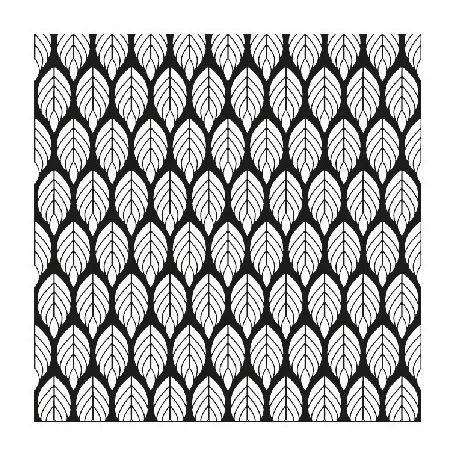 Nellie's Choice Stencil - Leaves - Mixed Media Stencils (1 db)