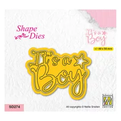  Nellie's Choice Vágósablon - It's a boy - Cutting Die (1 csomag)