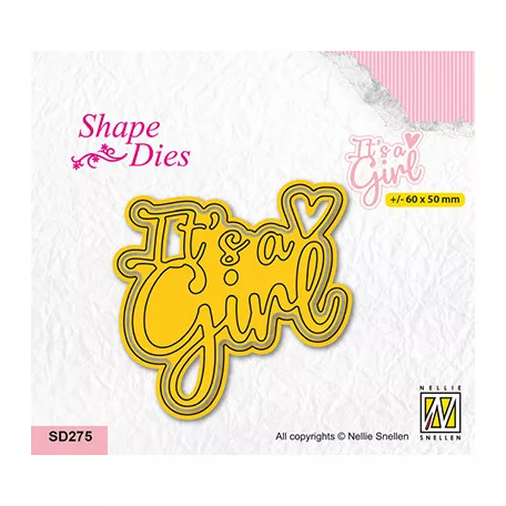 Nellie's Choice Vágósablon - It's a girly - Cutting Die (1 csomag)