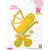 Nellie's Choice Vágósablon - Baby car - Cutting Die (1 csomag)