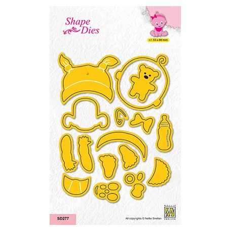 Nellie's Choice Vágósablon - Baby - Cutting Die (1 csomag)