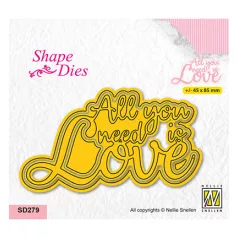   Nellie's Choice Vágósablon - All you need - Cutting Die (1 csomag)