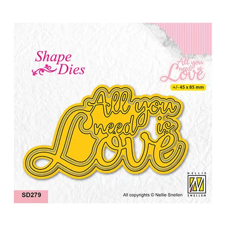 Nellie's Choice Vágósablon - All you need - Cutting Die (1 csomag)