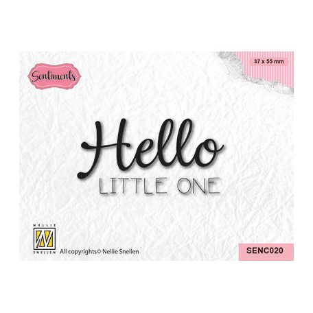 Nellie's Choice Szilikonbélyegző - Hello Little One - Clear Stamps (1 csomag)