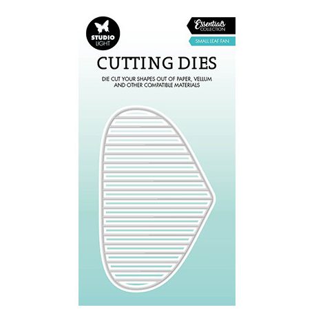 Studio Light Vágósablon - Small leaf fan Essentials nr.521 - Cutting Die (1 csomag)