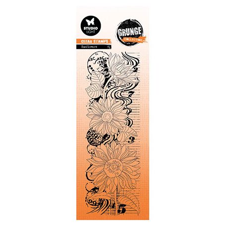 Studio Light Szilikonbélyegző - Sunflower Grunge collection nr.448 - Clear Stamps (1 csomag)