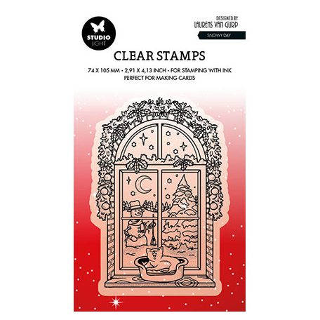 Studio Light Szilikonbélyegző - Snowy day By Laurens nr.486 - Clear Stamps (1 csomag)