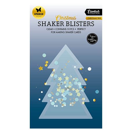 Rázóablak, Christmas tree Essentials nr.15 / Shaker Blister (10 db)