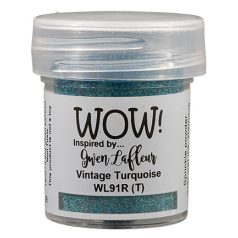   WOW! Domborítópor 15ml - Vintage Turquoise - Embossing Powder (1 db)