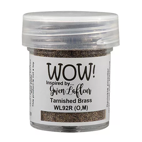 WOW! Domborítópor 15ml - Tarnished Brass - Embossing Powder (1 db)
