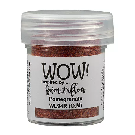 WOW! Domborítópor 15ml - Pomegranate - Gwen Lafleur - Embossing Powder (1 db)