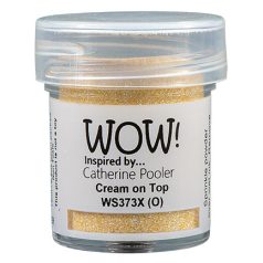   WOW! Domborítópor 15ml - Cream On Top - X Catherine Pooler - Embossing Powder (1 db)