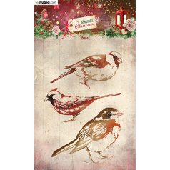   Studio Light Szilikonbélyegző - Birds Magical Christmas nr.499 - Clear Stamps (1 csomag)