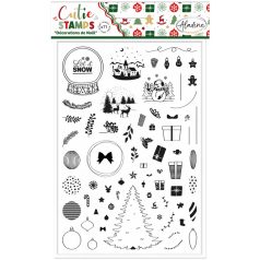   Aladine Gumibélyegző - Christmas Decorations - Foam Stamps (1 csomag)